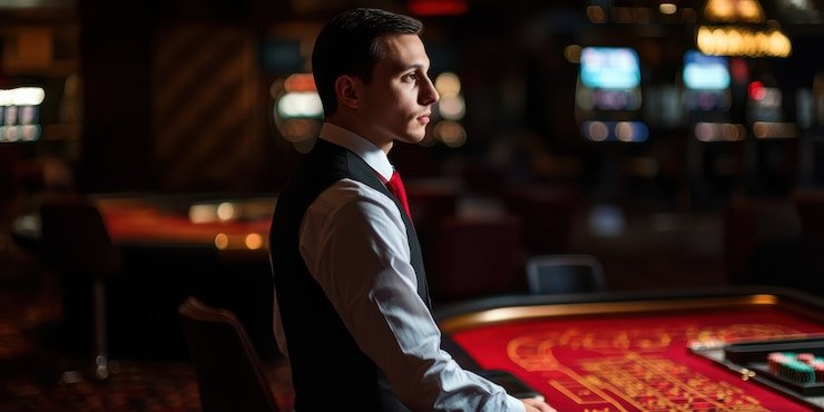 Antarmuka aplikasi mobile prima toto menampilkan menu meja dealer dan sportsbook pada smartphone Android